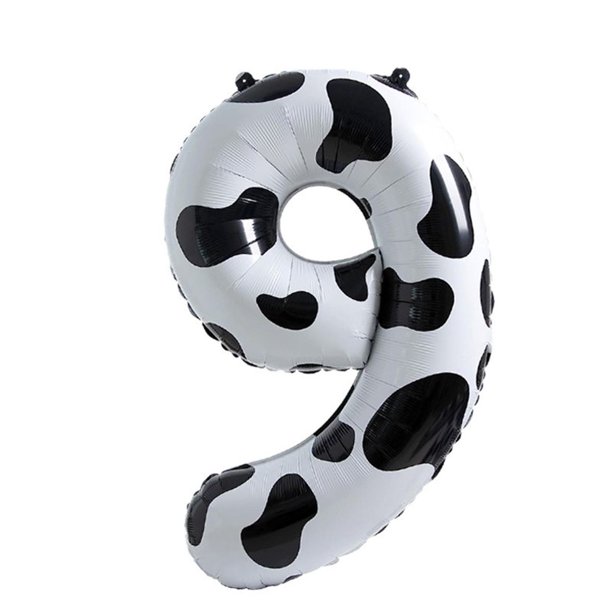 Long-lasting Cow Balloon Whimsical Cow Number Balloon Fun Foldable
