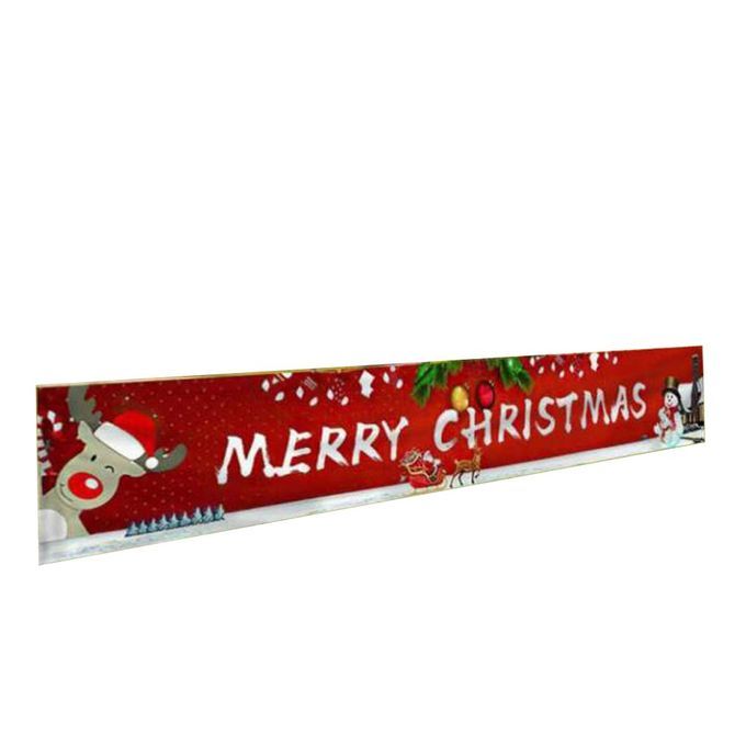 Hristmas Festive Banner Merry  Hristmas Banner Large Xmas Sign Huge Xmas House Home Outdoor Party De Oration-multi Olor-2M*  M