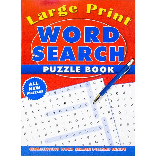 Large Print Word Search Puzzle Book