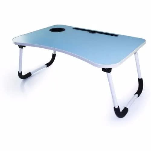 Foldable Laptop Table Stand - Blue