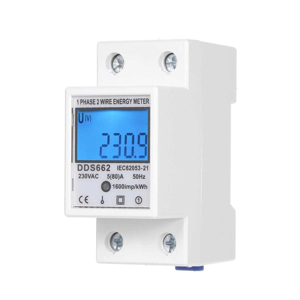 AC 230V  Single Phase  Energy Meter With Backlight DDS662