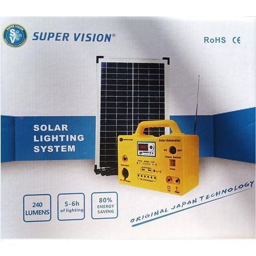 Solar Generator 20w With 4 Bulbs And One Free Inverter