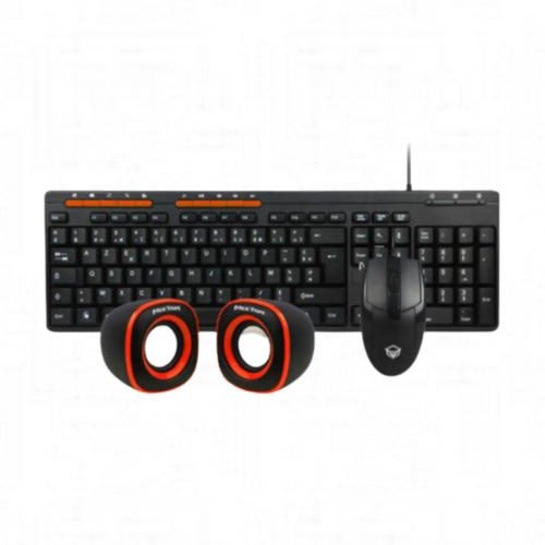 Meetion C105 Wired Keyboard + Mouse + Speaker Combo