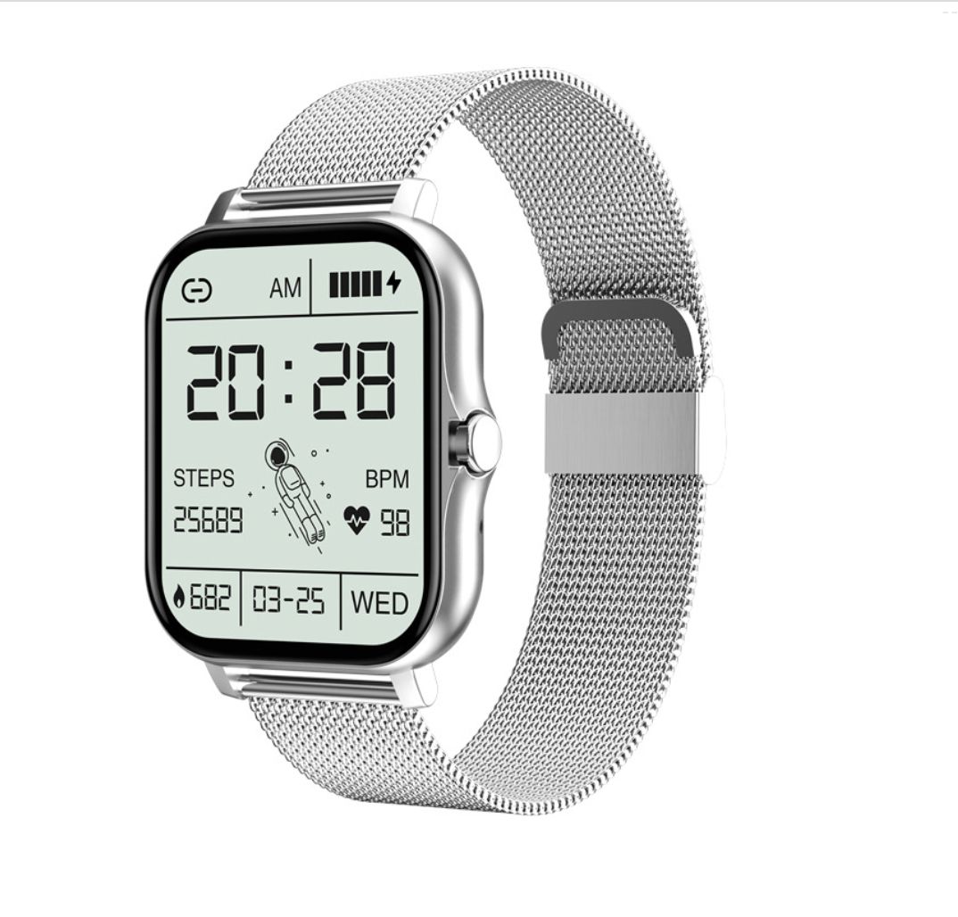 Inteligente Mujer Custom Dial Smart Watch Women - Silver