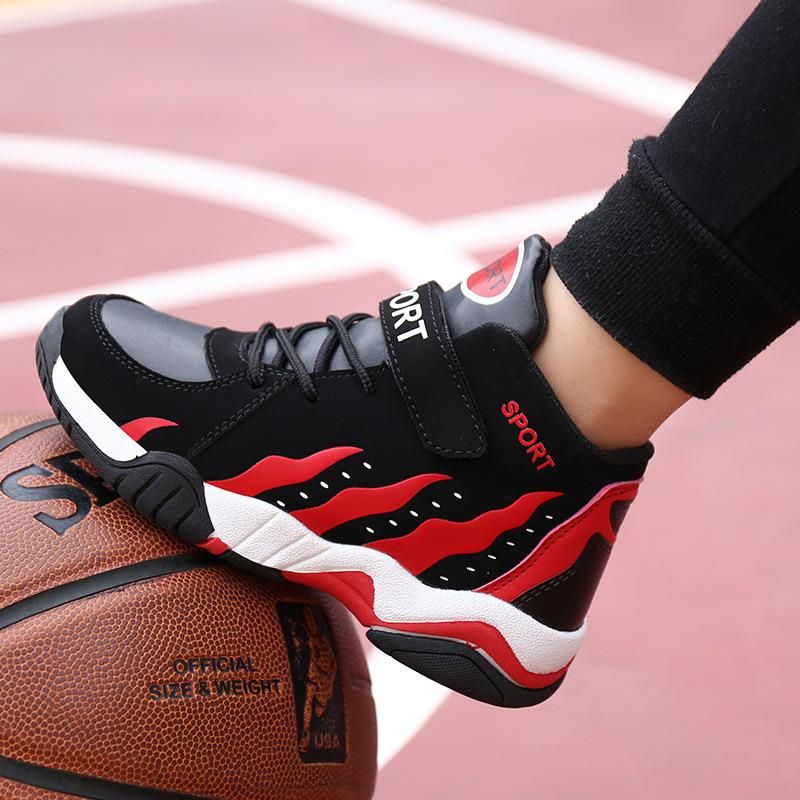 Boys Basketball Shoes Sports Basketball Shoes Red