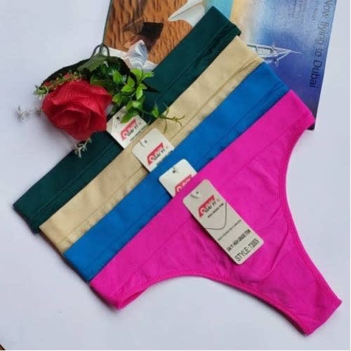 Ladies G-string Panties - Set Of 4pcs