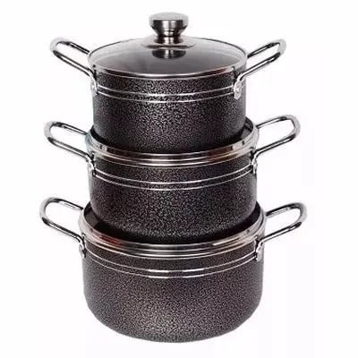 Master Chef Cooking Pot - Set Of 3