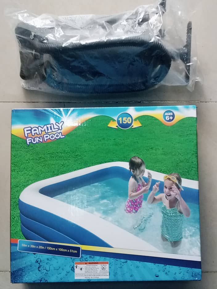 Inflatable Swimming Pool With Pump