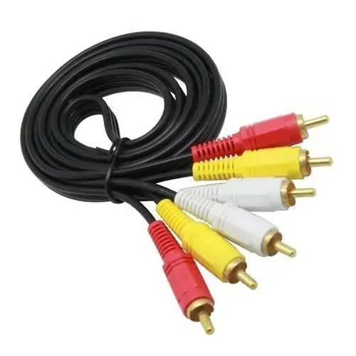 AV To AV 3 RCA Cable Cord - 5m