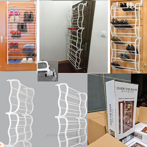 36 Pairs Over The Door And Wall Shoe Rack Organizer