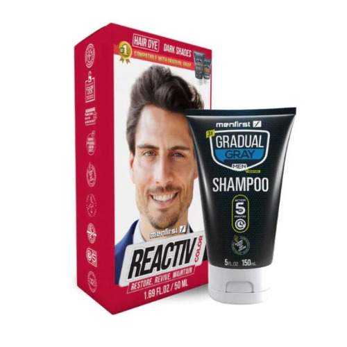 Reactiv Semi Hair Dye For Men - 3 Pack
