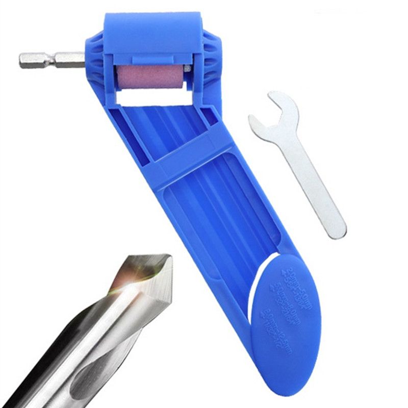 Portable Straight Shank Twist Drill Bit Sharpener 2~12.5 Mm Corundum Grinding Wheel Polishing Grinder Tools