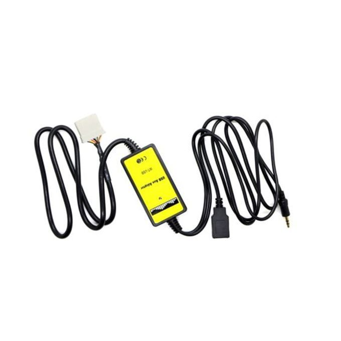 3.5mm Jack Connection CD Changer Port USB Adapter MP3 Player For Mazda