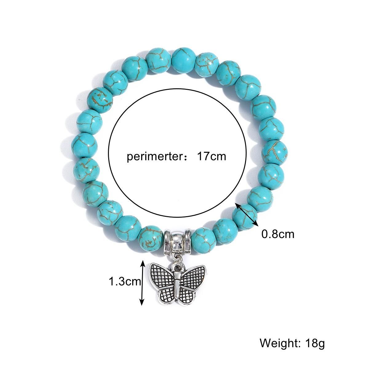 Beaded Bracelet Turquoise Bracelet S2208-3