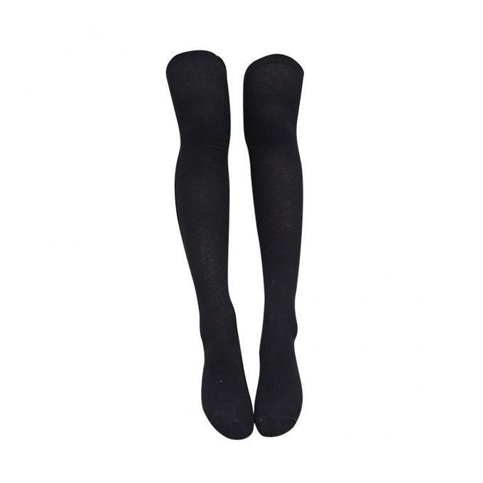 2xWomen Girls Thigh High Socks Soft Over Knee Stocking Boots 71Cm
