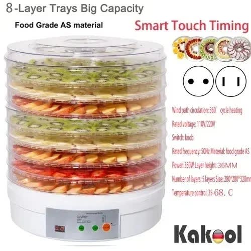 Bosch 8 Layers Food & Vegetable Dehydrator - 245W
