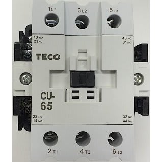 Ac Magnetic Contactor CU-65 Non-reversing. 3 Poles, 64A, 230V 50/60Hz