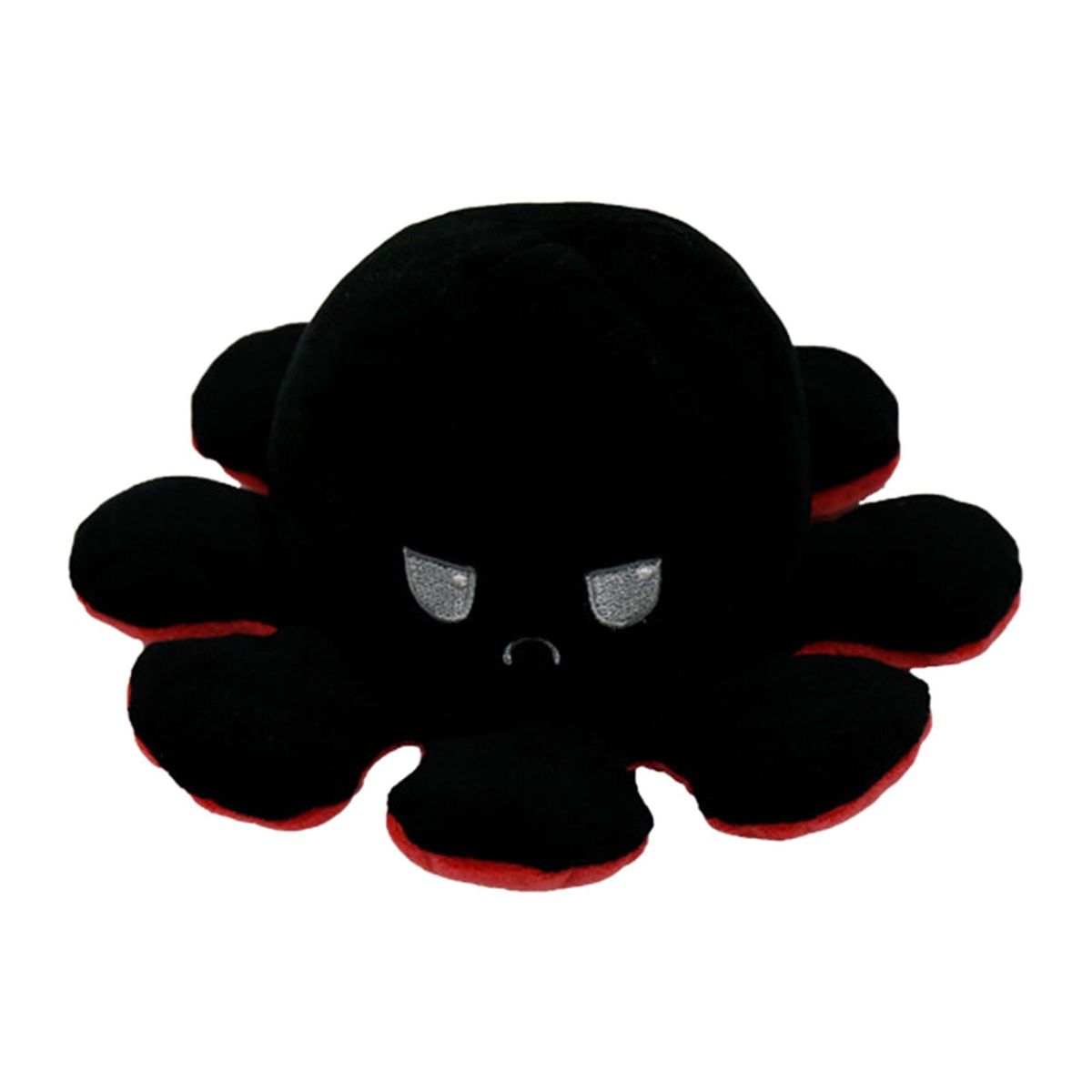 Reversible Flip Octopus Stuffed Plush Doll Soft Red