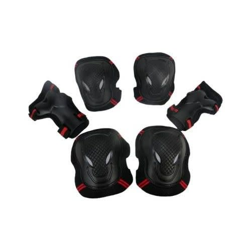 Wrist - Elbow  Knee Protective Pads - Red