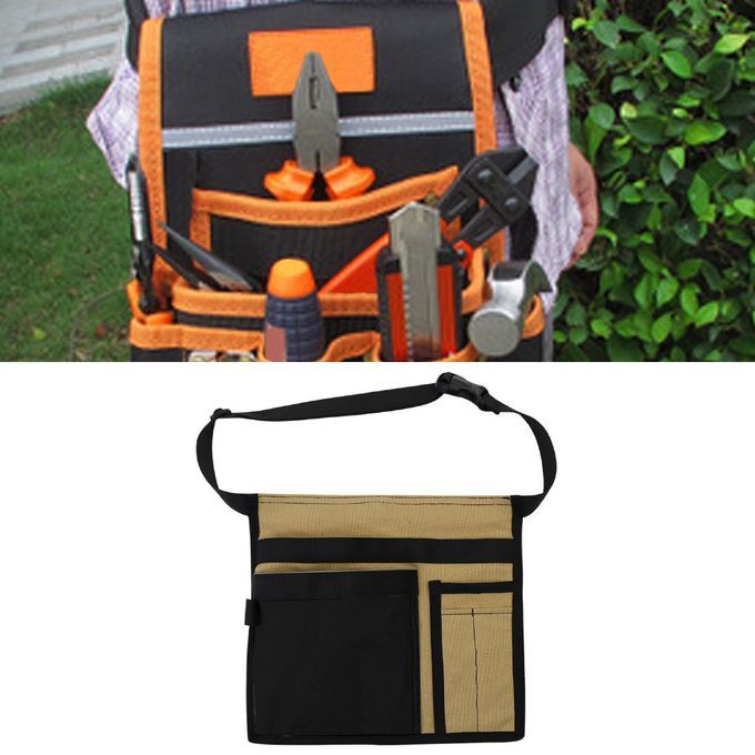 Single Side Tool Belt Pouch Comfortable Organizer Utility Black Khaki