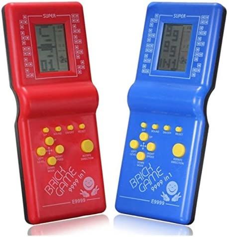 Brick Game For Children- 2 Piece (Red& Blue)