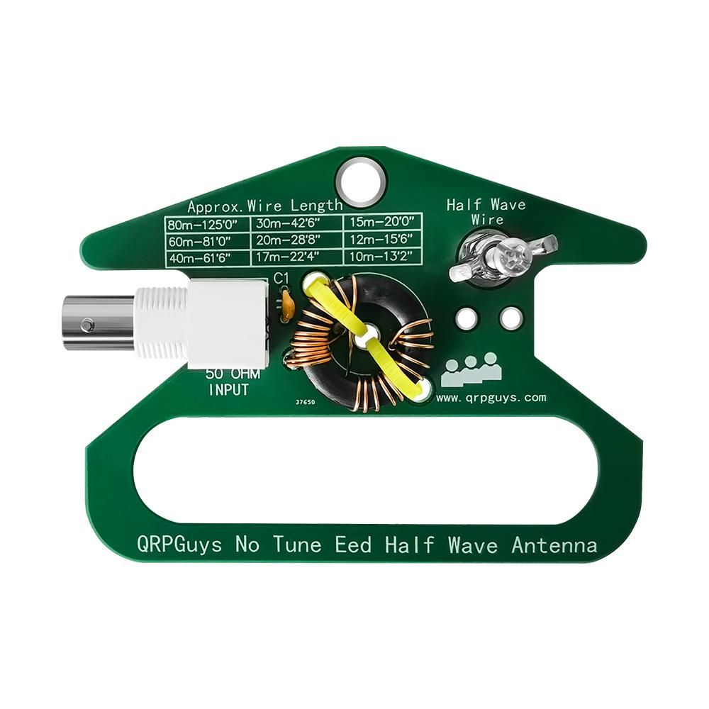 Portable 80m-10m No Tune End Fed Half Waves Antenna Module Large Area Heat Dissipation Design with Efficient and Stable Performance