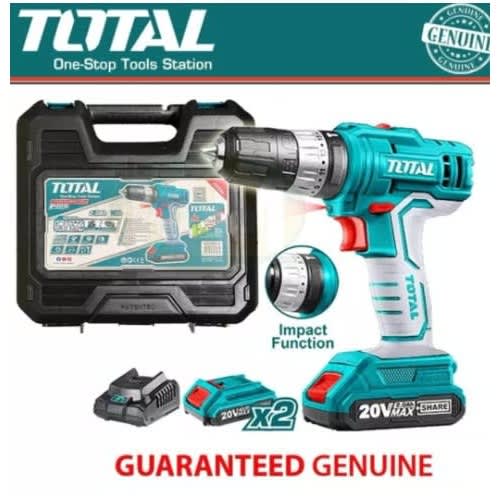 Total Li-ion Cordless Impact Drill - 20v / P20s - Tidli20012