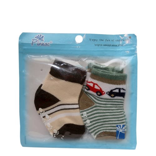 2 Pairs Soft Touch Infact Baby Socks-multi Color