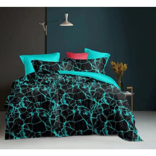Bedsheet Duvet And Four Pillowcas - 7*7 ft."