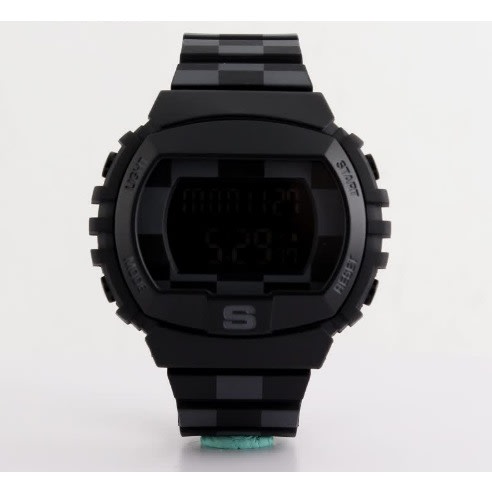Men's Digital Movement Rubber Strap Wrist Watch