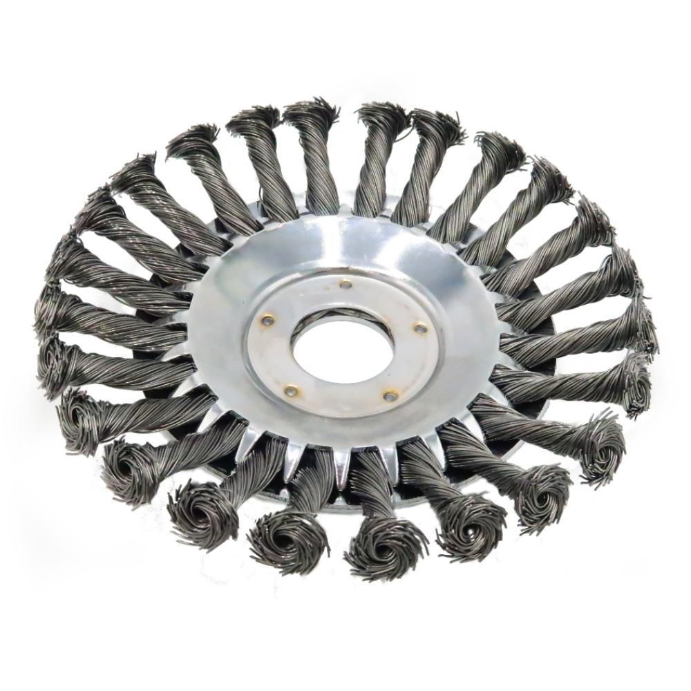 Cross-border 6 inch 8 inch wire weeding wheel lawn mower general garden weeding brush wire weeding head mowing accessories 6 inch weeding wheel (150x25.4mm)