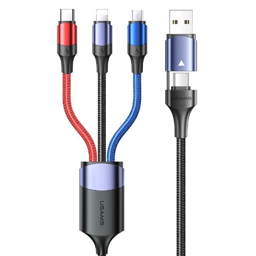 U71 Charging Cable Usb + Type - c To Triple Head