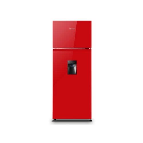 204 Liters Double Door Refrigerator With Water Dispenser Ref-205drb - Red