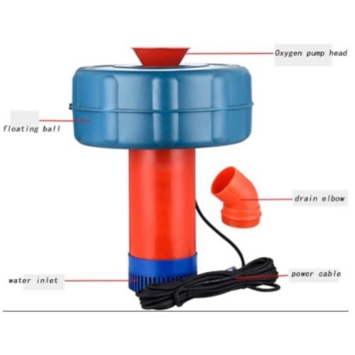 Submersible Floating Fountain Electric Pump Aerator For Pond - 1 Hp
