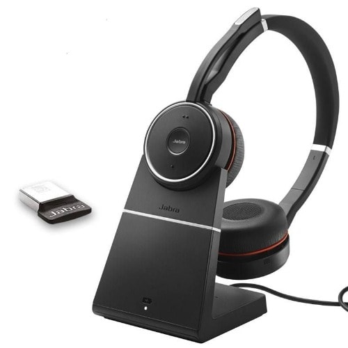 Evolve 75 Stereo Headset With Charging Stand