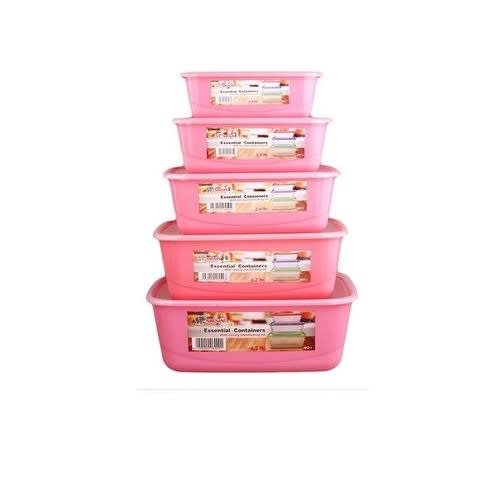Essential Food Storage Bowl - 5 In 1 Set