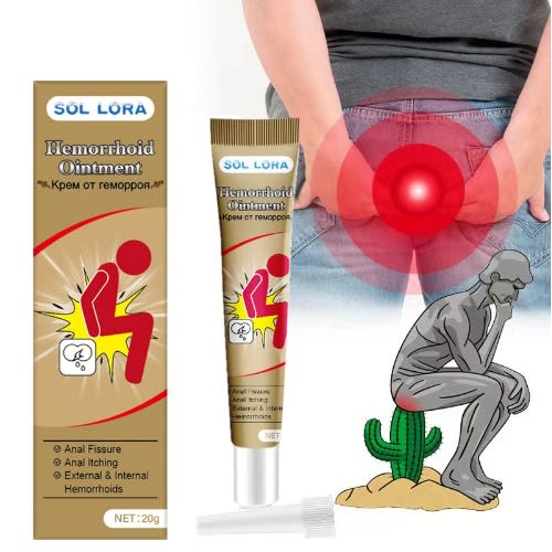Hemorrhoid Ointment Relieve - Anal Fast Acting Pain & Swelling Cream - 20g