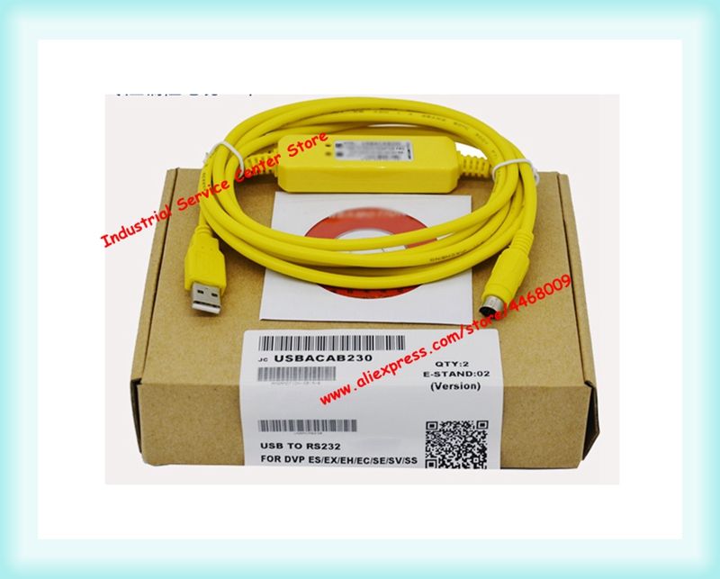 USBACAB230 Compatible With Delta DVP Series PLC Programming Cable Data Download Communication Cable USB-DVP