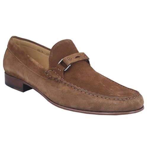 Men's Slim Fit Suede Loafer - Brown