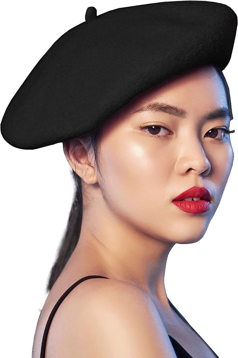Black Classic Unisex Beret