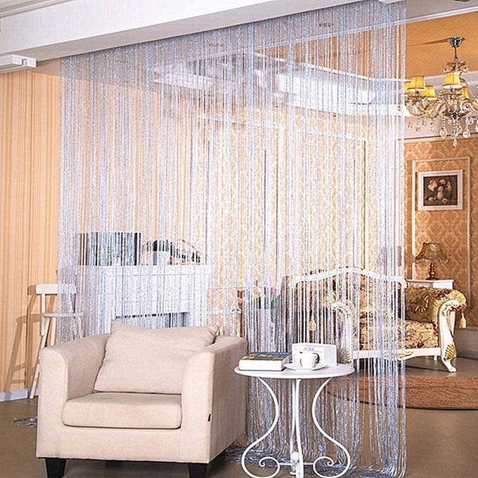 Room Divider Window Panel Crystal String Door Curtain