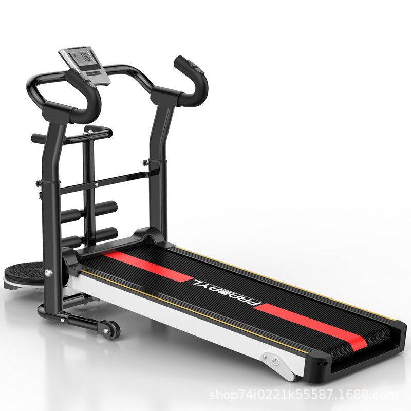 Professional Manual Treadmill With LCD Display And Twister
