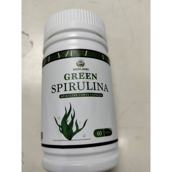 Green Spirulina Capsule - (Powerful Antioxidant)