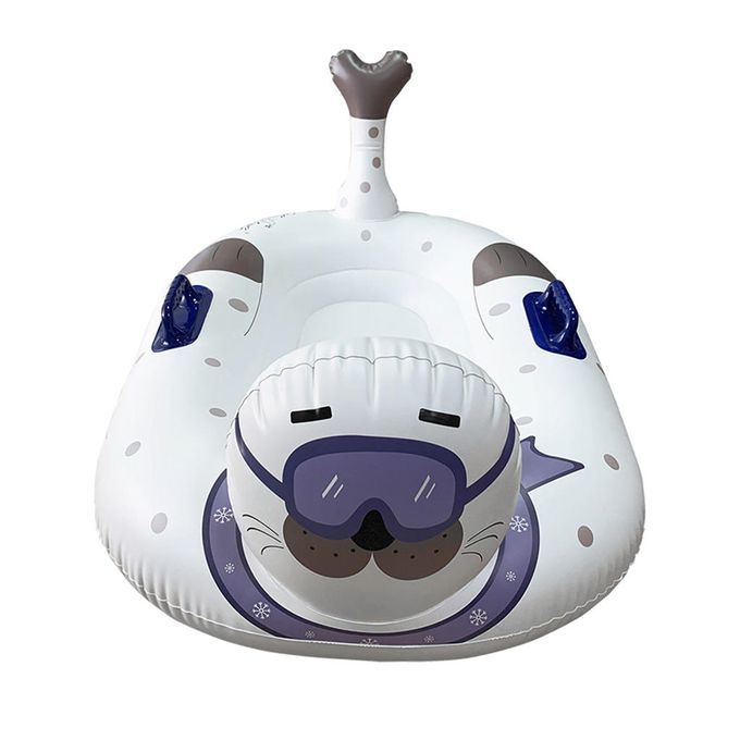 Super Inflatable Snow Sled Kids Adults Heavy Duty Snow Tube Winter