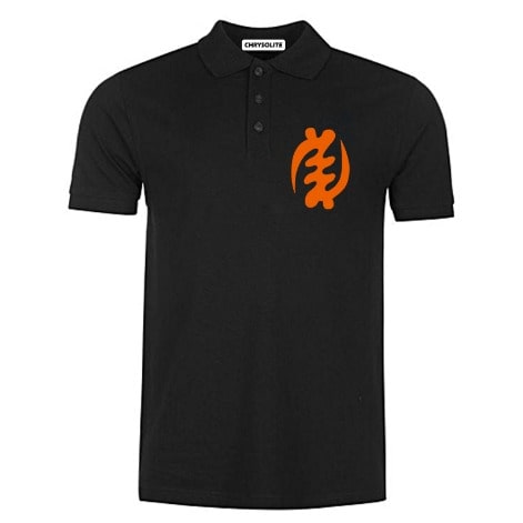Omnipotent God Symbol Polo T-shirt - Black