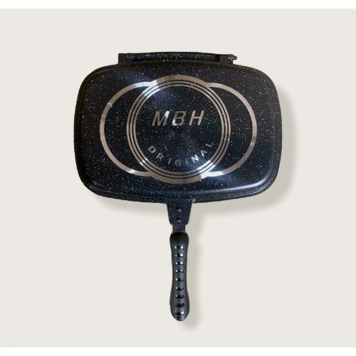 Mbh Die Cast Double Grill Frying Pan - 40cm
