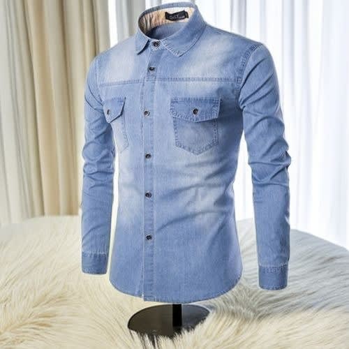 Mens Denim Long Sleeve