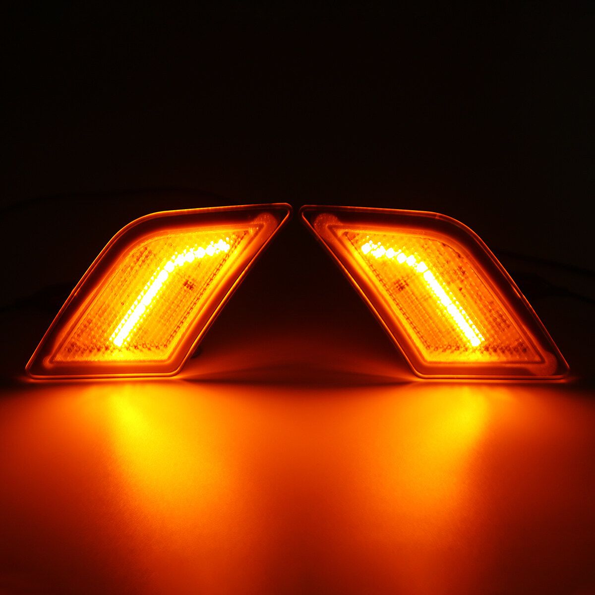 2Pcs Bumper LED Side Marker Indicators Light For Benz W204 C300 C350 C63 08-11 Neutral