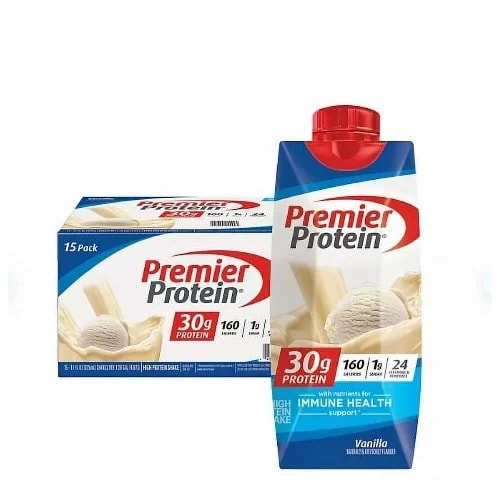 Premier Protein 30g - High Protein Shake - Vanilla - 11 Fl. Oz - 15Pcs