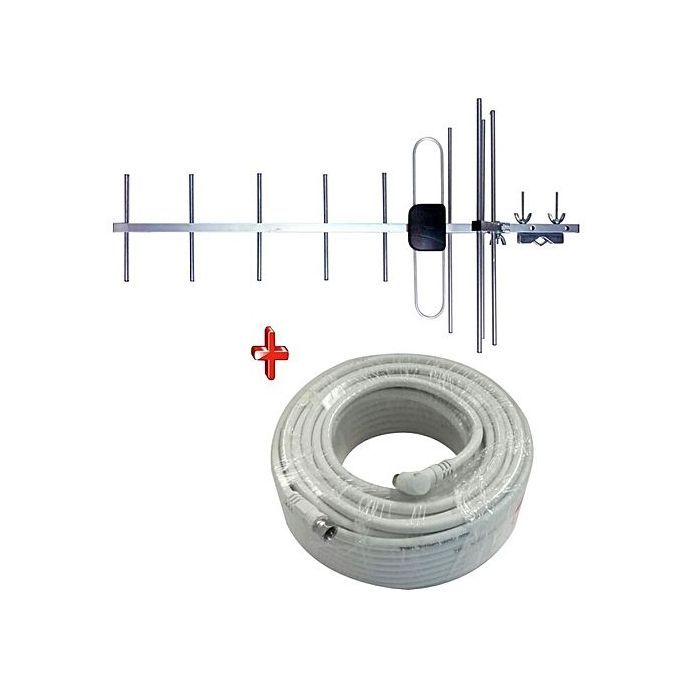 Outdoor Antenna + 10m Coaxial Cable